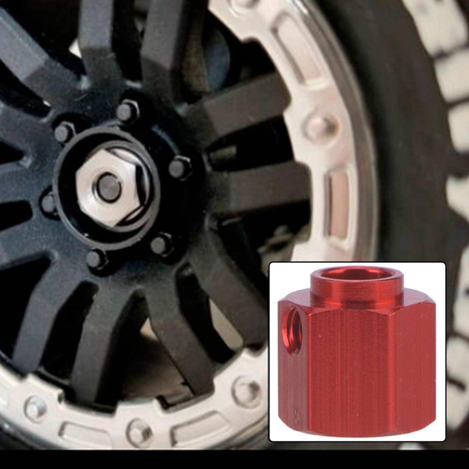 Ensemble D'adaptateurs De Moyeux De Roue élargis En Métal Pour Voiture Rc 4 Rouge 9 Mm 95050243