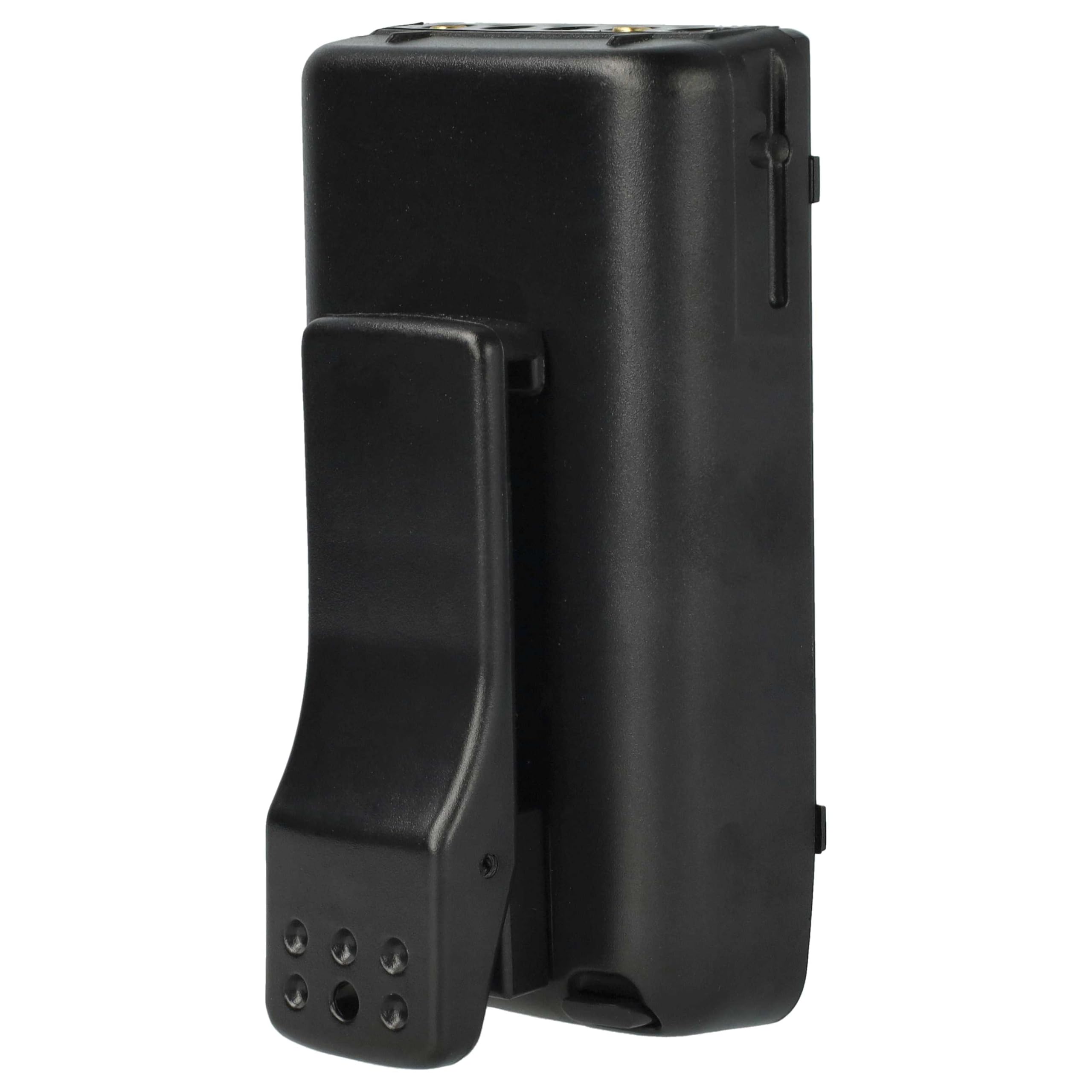 vhbw 2 x bateria kompatybilna z radiem Vertex Yaesu FT50R, FT-10R, FT40R, FT10R, FT-40R Radio (2000 mAh, 7,2 V, NiMH) + klips
