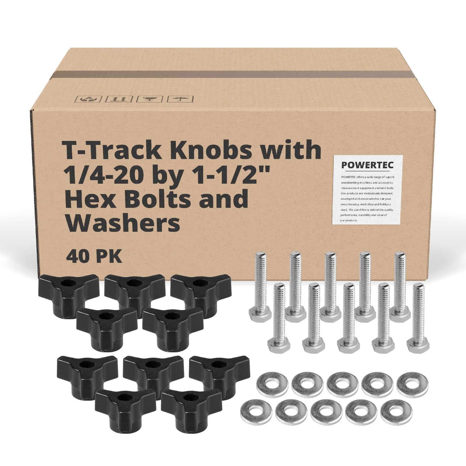 POWERTEC 4 Pack Finishing Bridges - Fits Bench Dog Stops Puck - Non-Marring, Support For