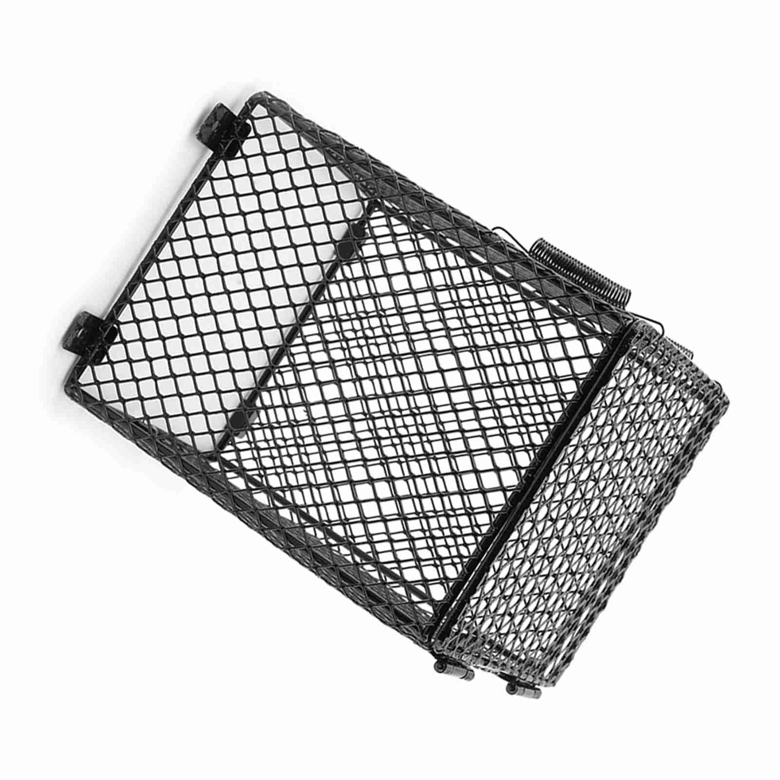 SIXRUN La Cubierta de Malla Resistente para Luz de Reptiles Evita Quemaduras, Adecuada para Lámpara de Cerámica, Luz Calefactora para Amantes de los Reptiles, Día y Noche (cuadrado)