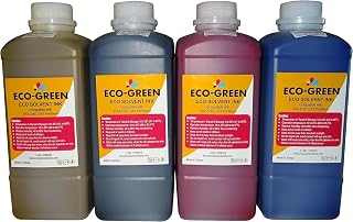 Generic Eco solvent Ink for Wide format Commercial Sign printers using DX4 DX5 DX7 DX9 DX10 DX 11 XP600 TX800 I3200 Printhead, Mimaki, Roland, Mutoh, WILL NOT WORK with Desktop printers. (CMYK)