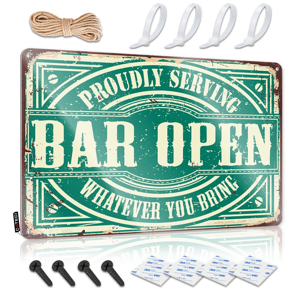Bar Open Preppy Artwork - Decorations Must Haves Hanging Wall Decor(30X40CM)