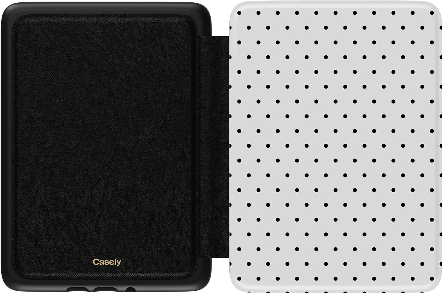 Casely Kindle Case | On the Dot | White Polka Dot | Compatible with 6-inch Amazon Kindle 2024/2022 (11th Generation)