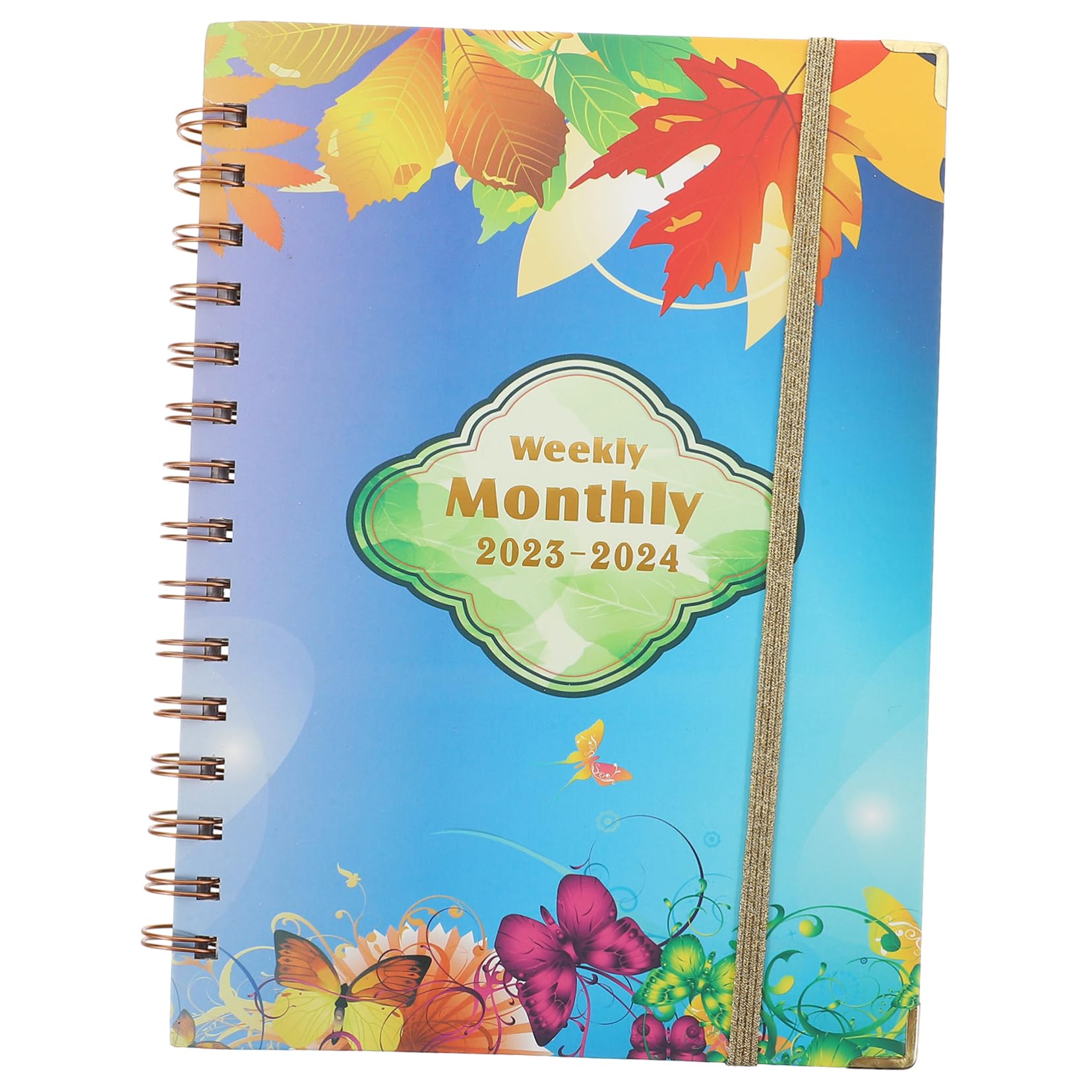 SHINEOFI 2piezas Planificador Académico Cuaderno De Inglés Agenda Diaria y Para y Profesionales Para Organización Personal y Gestión