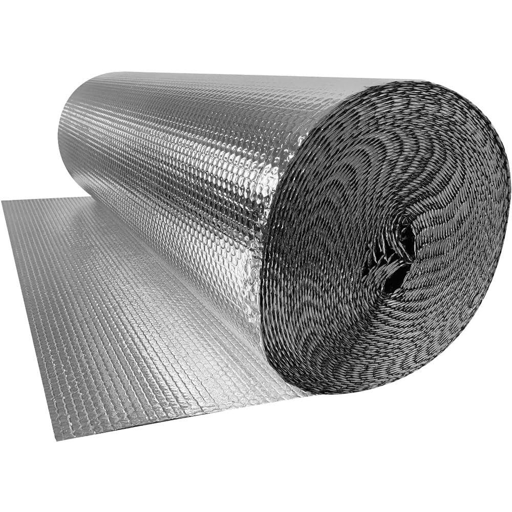 Film de burbujas de aluminio de 30 m aislante térmico de 3-4 mm para radiadores