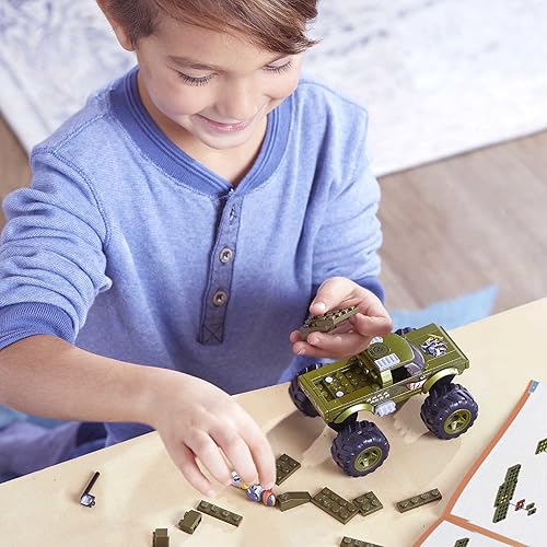 Miniatura 2 de Mega Hot Wheels V8 Bomber Monster Truck - Juego de construcción con 86 piezas