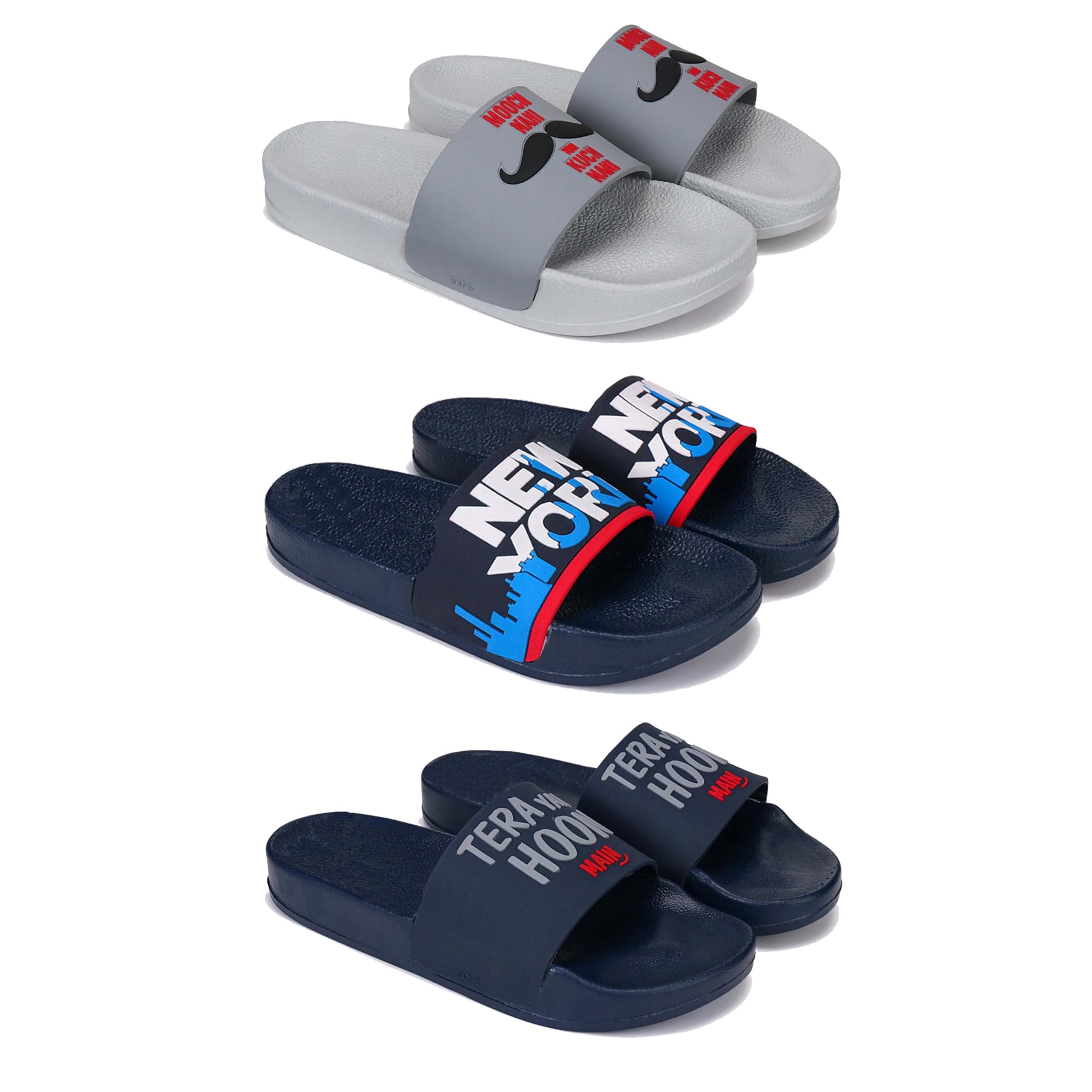 Men's Sandals | Lightweight Wear| Stylish & Easy to Wear For Men's GRP-SAN-(3-COMBO)-1590-1587-1588