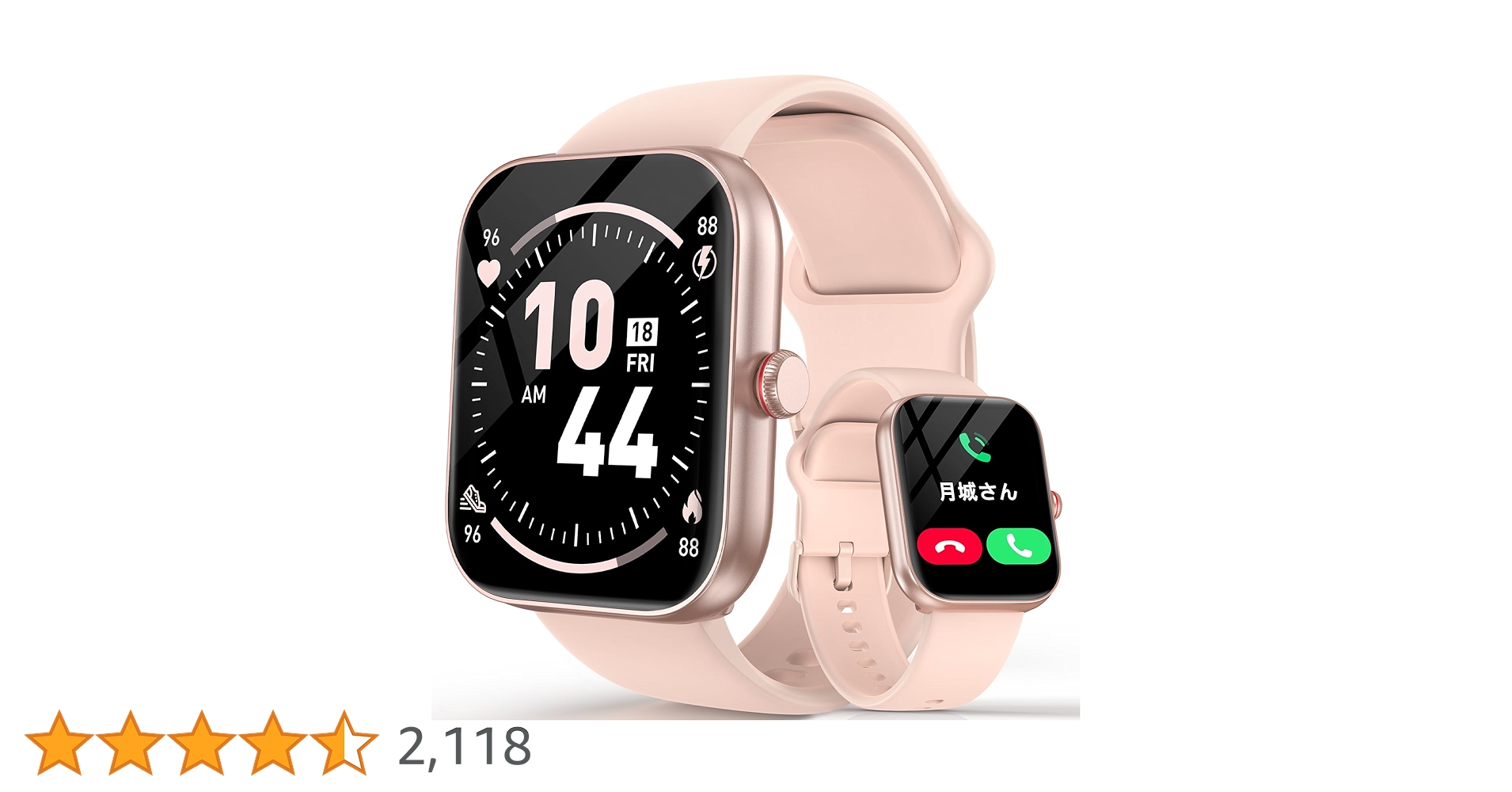 Amazon | スマートウォッチ iPhone アンドロイド対応【2024新