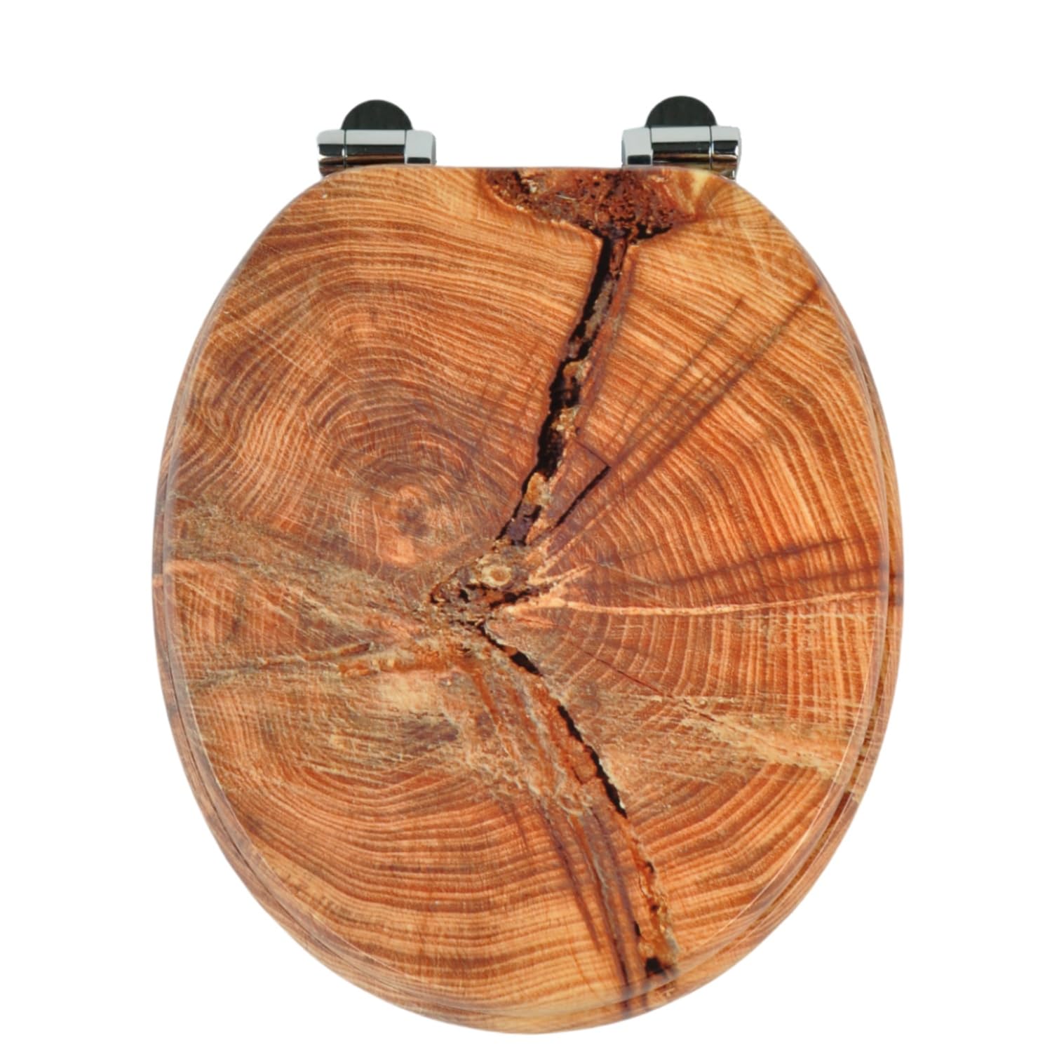 SINOBATH H264-S03 - Sedile WC con sistema di abbassamento automatico, interno in legno MDF