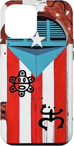 Miniatura 1 de Funda para iPhone 14 Plus Puerto Rico Flag Coqui Sun Taíno Funda Boricua Pride