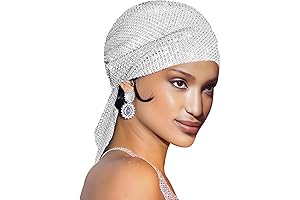 Rhinestone Mesh Headband: Dazzling Headwear for Gatsby Nights