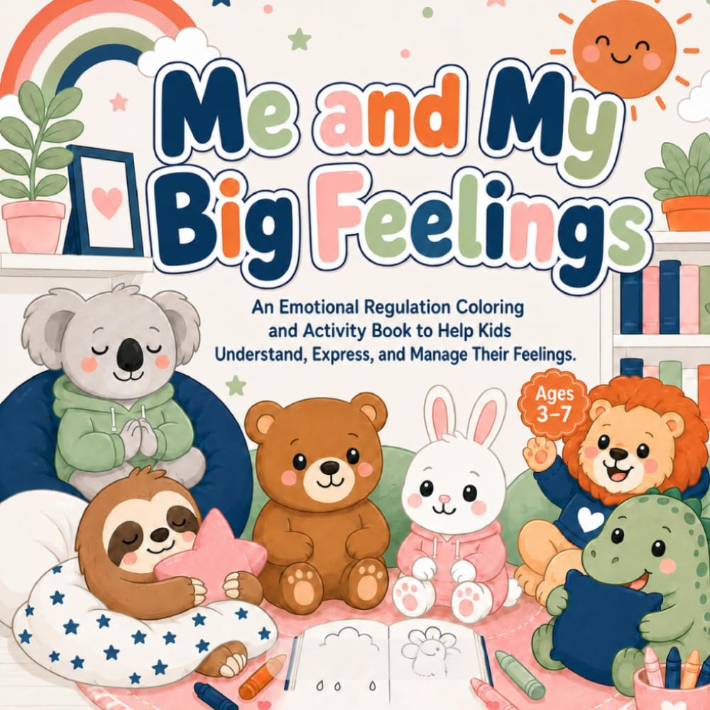 Me and My Big Feelings: An Emotional Regulation coloring and Activity Book to Help Kids Understand, Express, and Manage Their Feelings