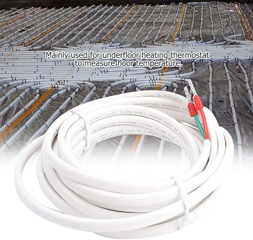 Miniatura 4 de Milltrip Sonda del sensor del termóstato de la calefacción por suelo radiante, cable de sonda del sensor del sensor de temperatura del piso del