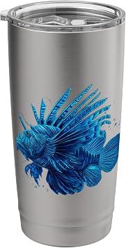 Lionfish Lover Animal Marine Biology Sea Ocean Lion Fish Stainless Steel Insulated Tumbler