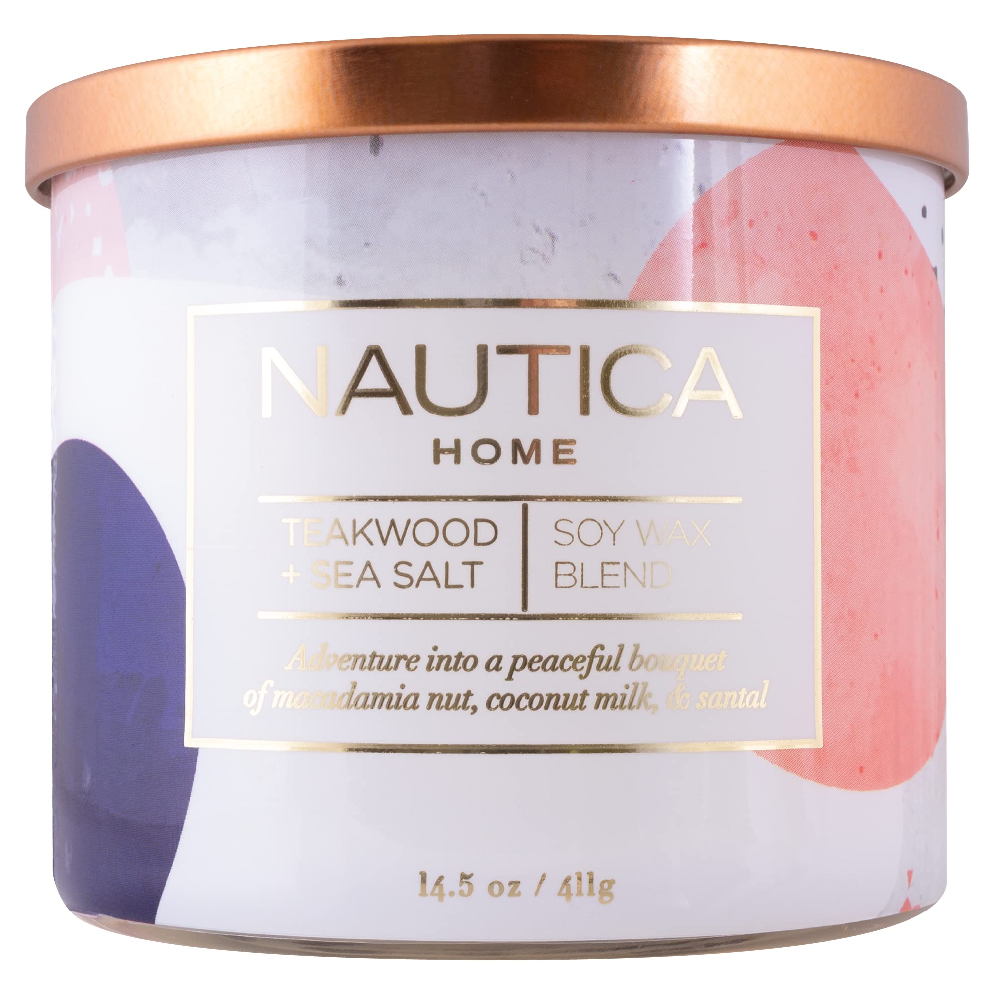 Nautica Duftkerze Teakwood + Meersalz