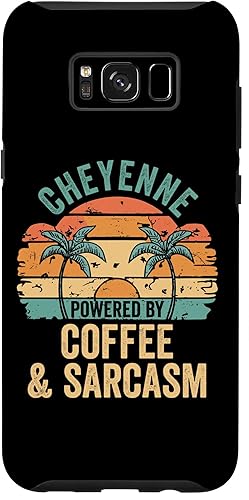 Galaxy S8+ CHEYENNE Vibes Only Cute Retro Girls CHEYENNE Name Case