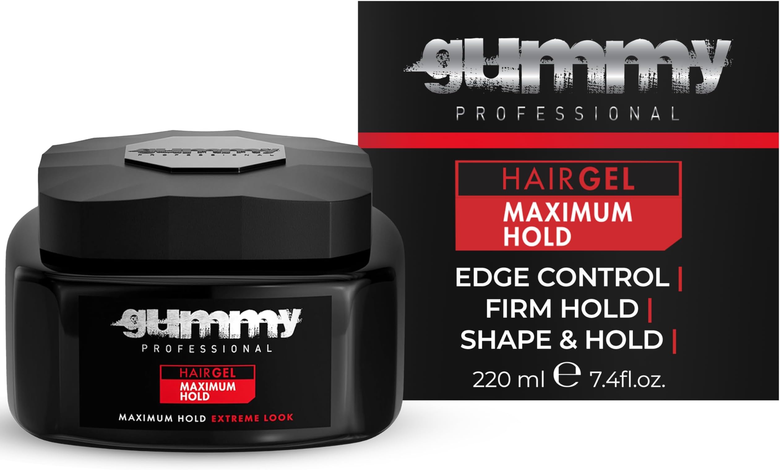 Gummy Hair Gel 220 ml Maximum Hold