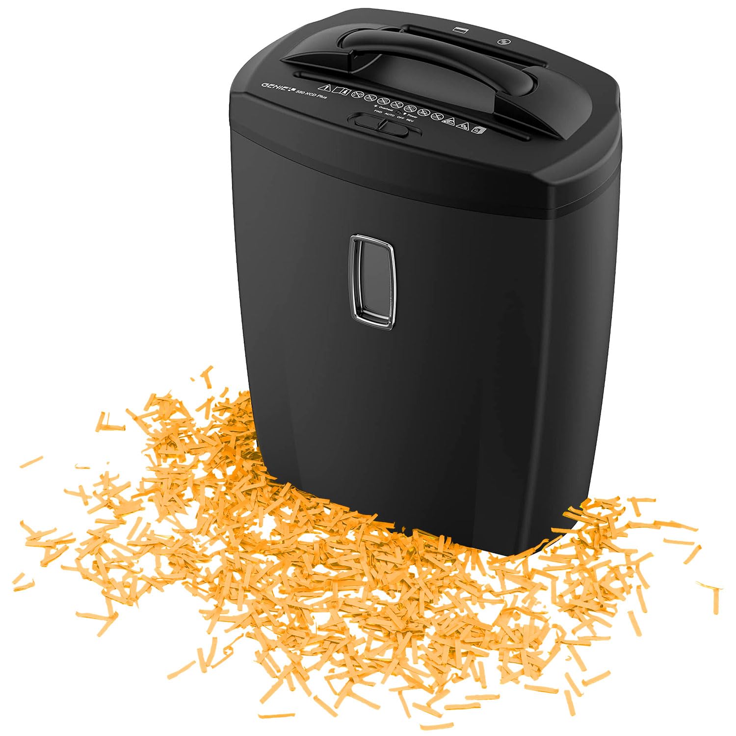 GENIE 580 XCD Plus, Document Shredder, Cross-Cut, Capacity 10 Sheets, CD shredding, 4,62 Gallons Collection bin, Security Level P4, 12218