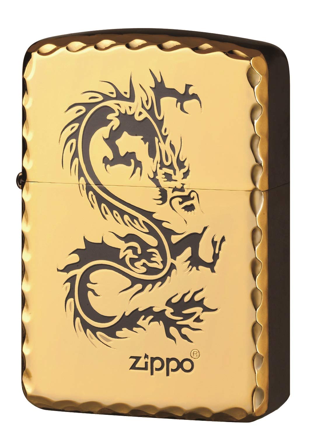 Zippo Dragon Gold – Accendino In Metallo Con Incisione Drago – Collezione, Regalo Uomo – Modello ZA1-18A - 2