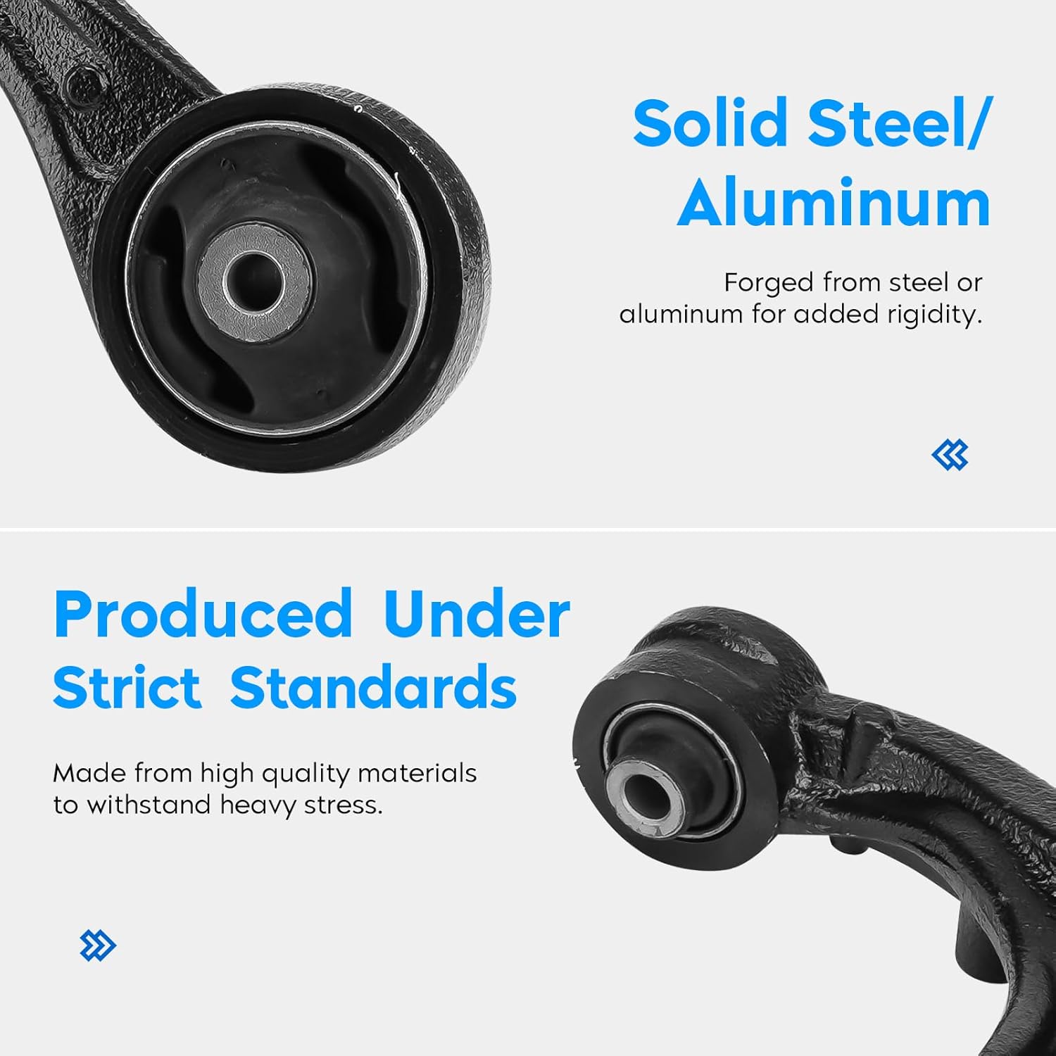 Front Lower Control Arm + Ball Joint for Acura TSX 2009-2014, Honda Accord 2008-2012, Driver & Passenger Side, Suspension Kit K641112 K641113 K500081, 4Pcs