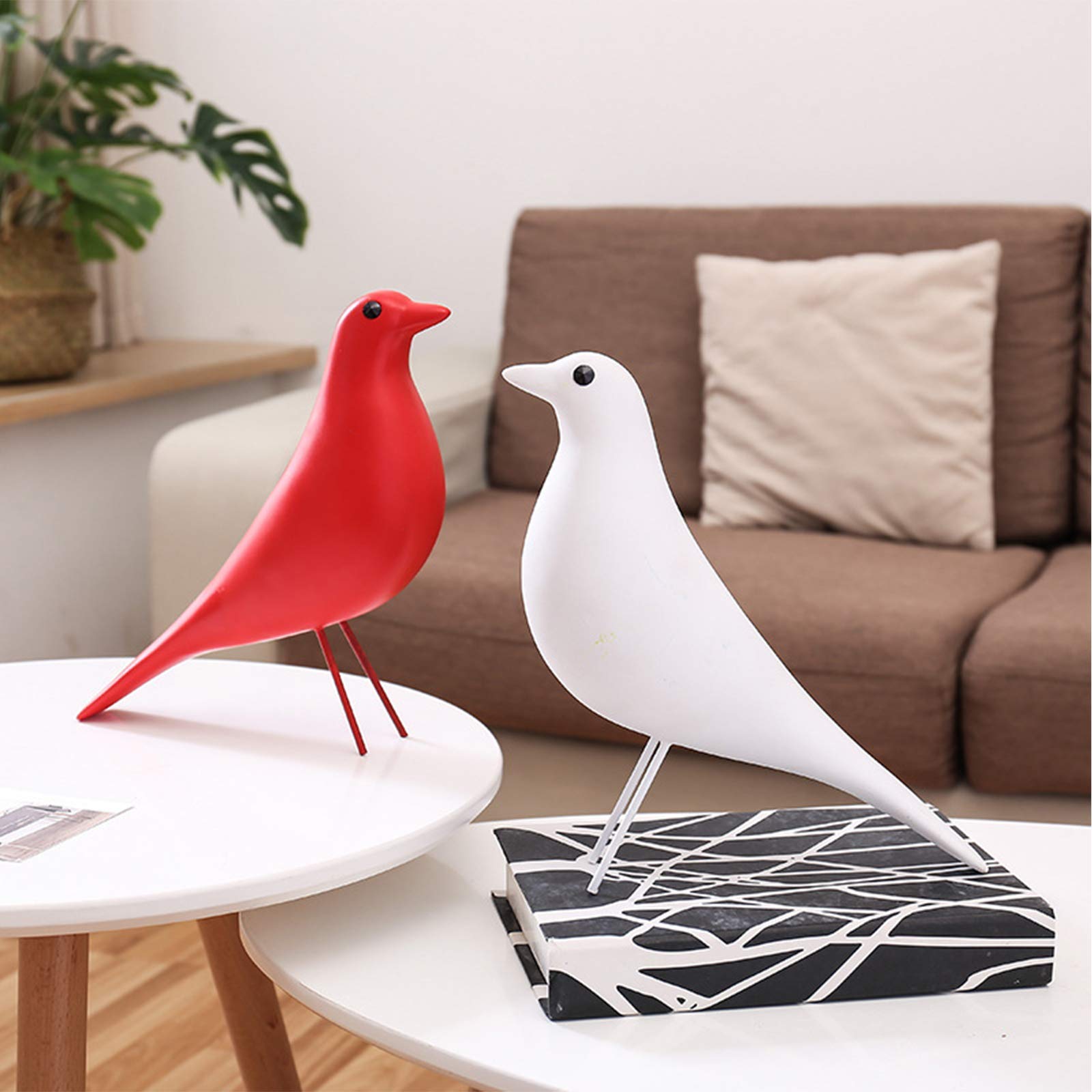 Amazon.co.jp: 平和の鳩の置物彫刻の装飾 現代の平和の鳥 鳩の像 樹脂
