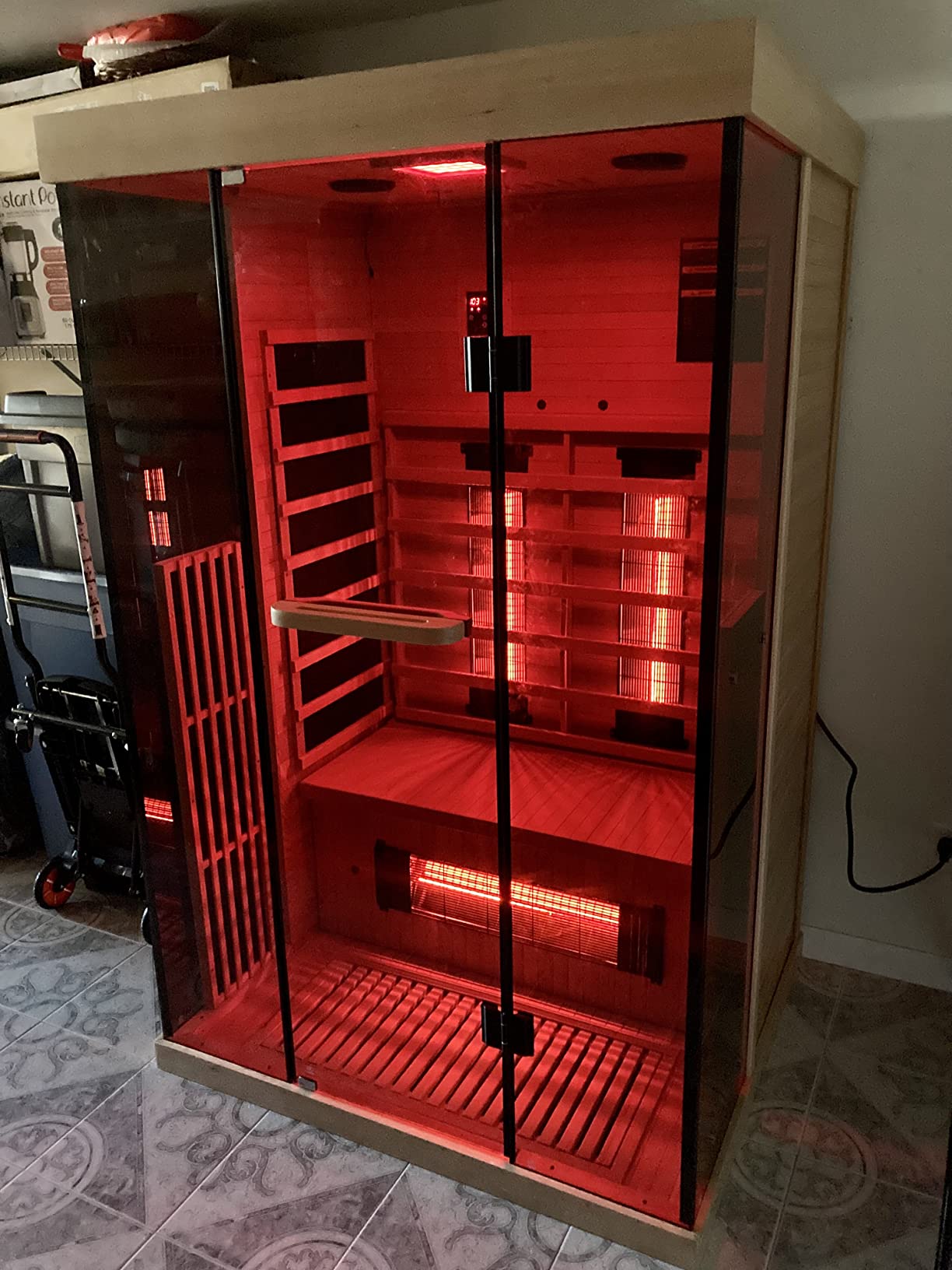 102/mo Finance BNEHS Infrared Sauna, 12 Person Home Sauna with 10