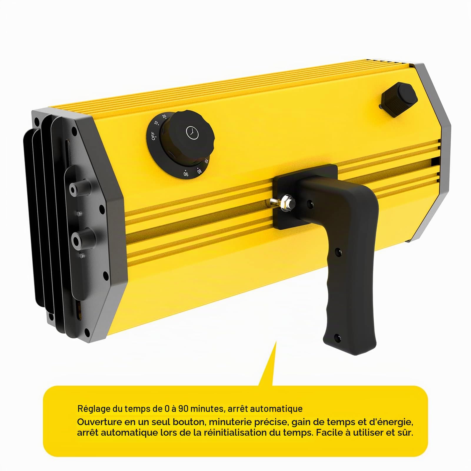 DATOUBOSS 2000W Sèche-Peinture à Main Infrarouge 230V Lampe de Peinture Infrarouge Sèche-Peinture Infrarouge adapté à la Peinture de Voiture Peinture sur tôle séchage partiel des Meubles