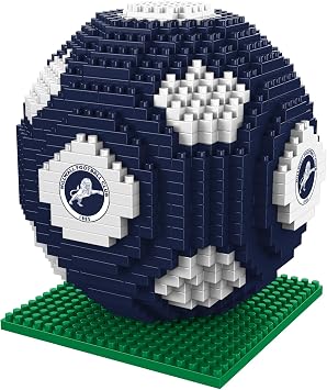 FOCO Officially Licensed Millwall FC 3D BRXLZ Bricks Football Toy Model
