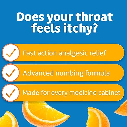 Miniatura 7 de Bactimicina Pastillas para el dolor de garganta analgésico oral extra fuerte con benzocaína para un alivio de acción rápida 18 unidades paquete de 6