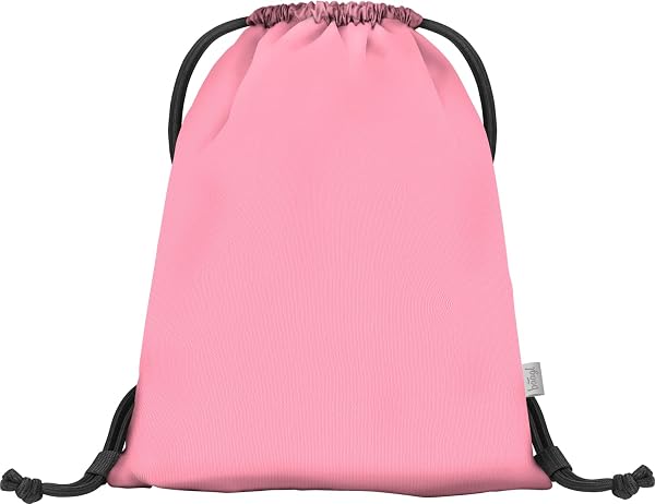 Baagl Sac de gym pour garçon, filles avec poche, sac à chaussures imperméable pour enfant, école et jardin d'enfants Sac de sport à cordon pour garçon, sac à dos à cordon - 5