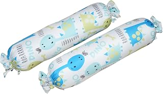 Oscar Home Baby Bolsters for Side and Neck Support – Pack of 2 with Washable & Removable Cover (35 x 10 cm, Esquire) Price In India