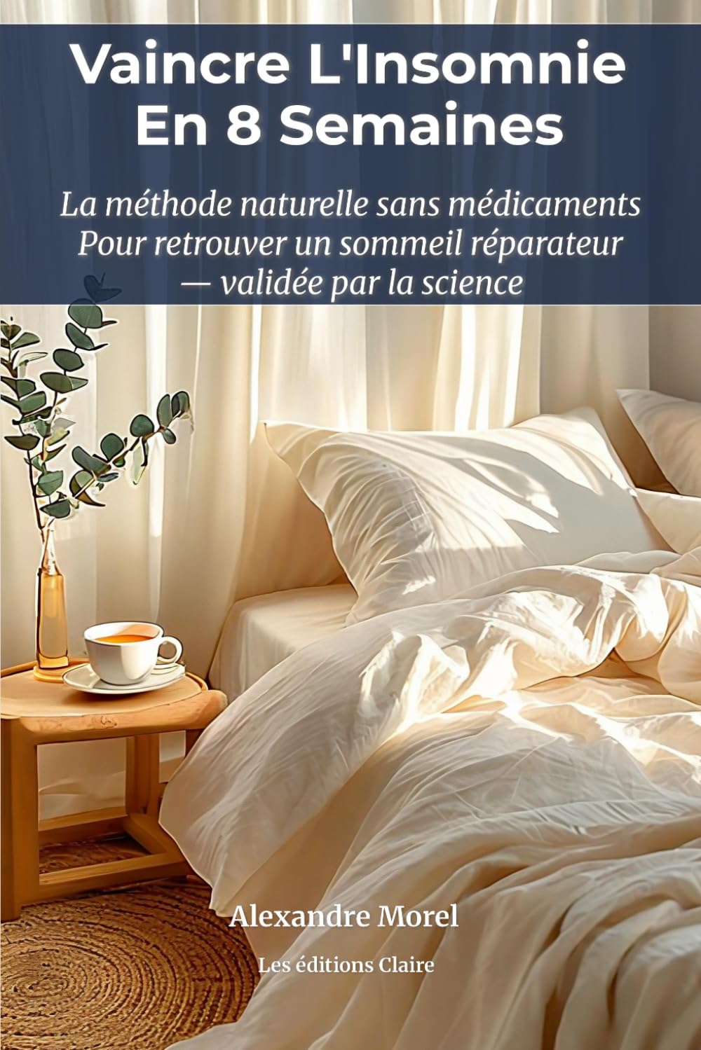 Vaincre l'Insomnie en 8 Semaines : La Méthode Naturelle Sans Médicaments pour Retrouver un Sommeil Réparateur — Programme Complet avec Journal de Bord ... Techniques de TCC-I Validées par la Science
