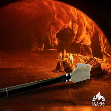 47 Stainless Steel Ash Hook with 3-Piece Aluminum Handle, Ash Rake, Charcoal Rake, Charcoal Rake for Grill, Fire Rake Tool for Home Chefs, Pizza Oven and Fireplace