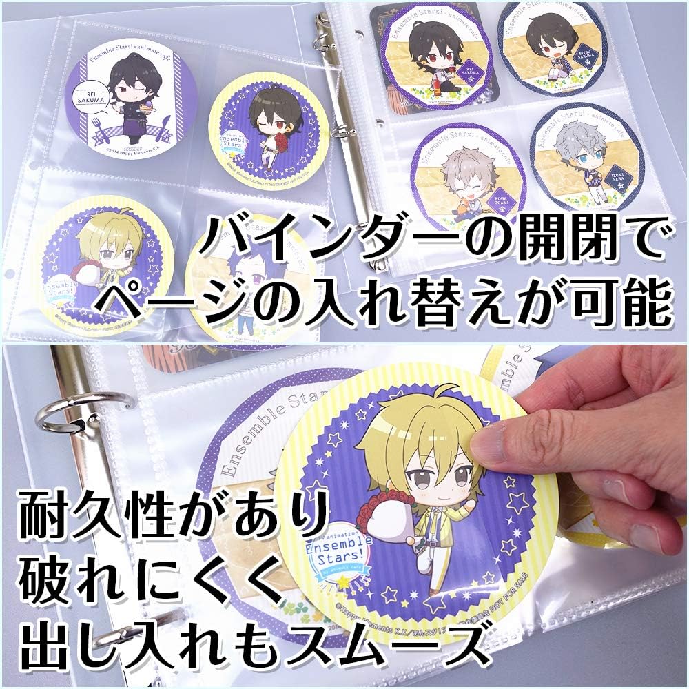 Amazon Co Jp Lucina コースター 収納 保管 ホルダー ファイル 40ページ 3枚収納可 ホーム キッチン