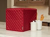 Vista 5 de Covermates Keepsakes - Rice Cooker Cover - Dust Protection - Stain Resistant - Washable - Appliance Cover, Red