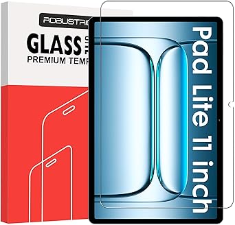 Robustrion Tempered Glass for OnePlus Pad Lite 11 inch Screen Protector Guard for OnePlus Pad Lite 11 inch Tablet - 1 Pack