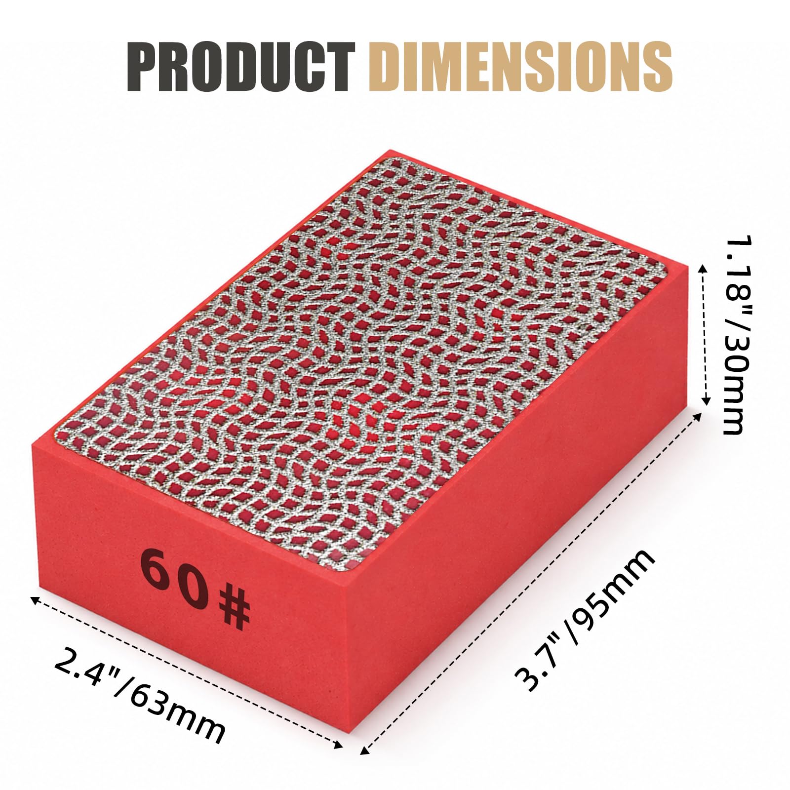 Diamond Sanding Blocks - Polishing Pads Set -2