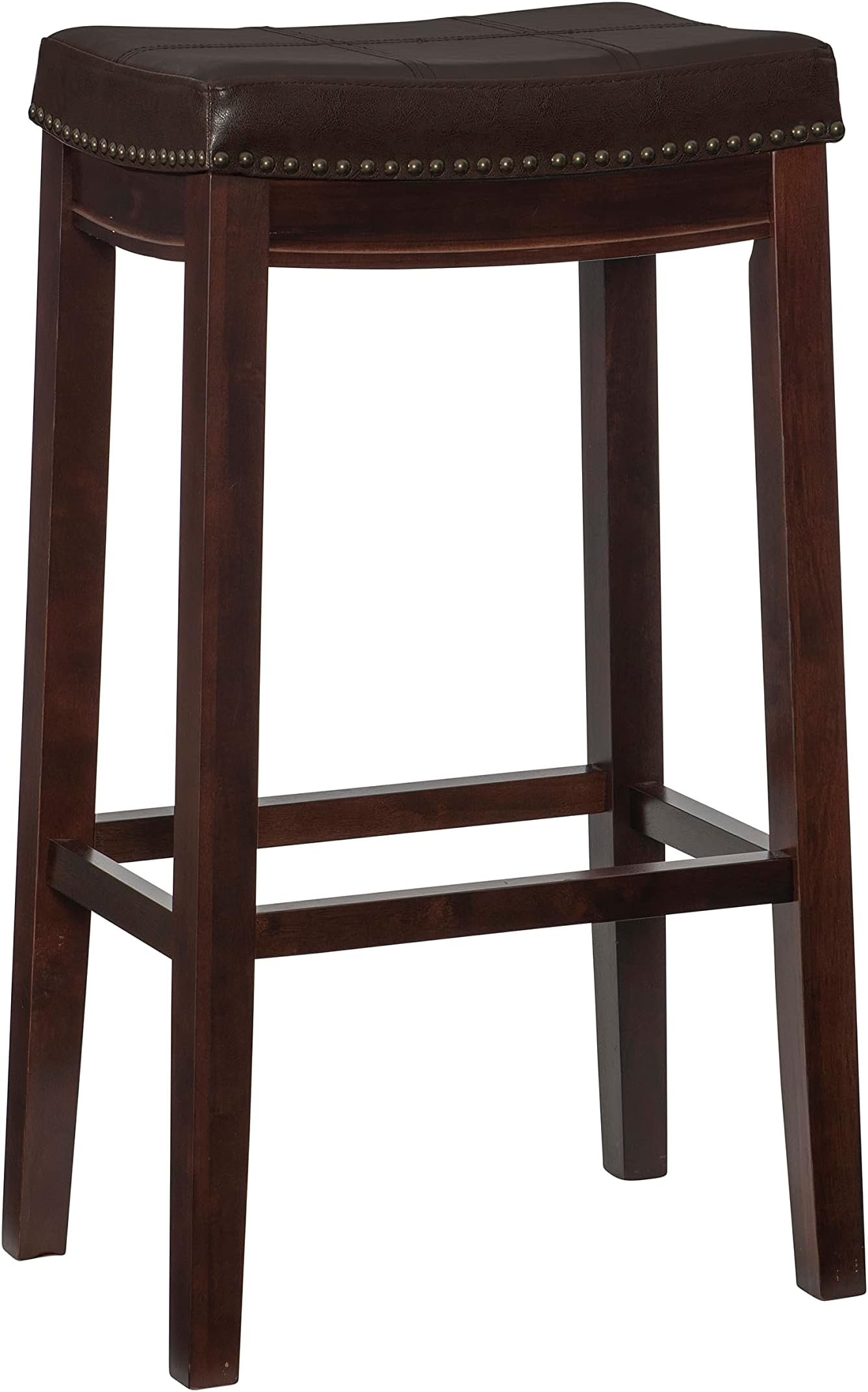 Claridge Patches Bar Stool, 32-Inch, Brown