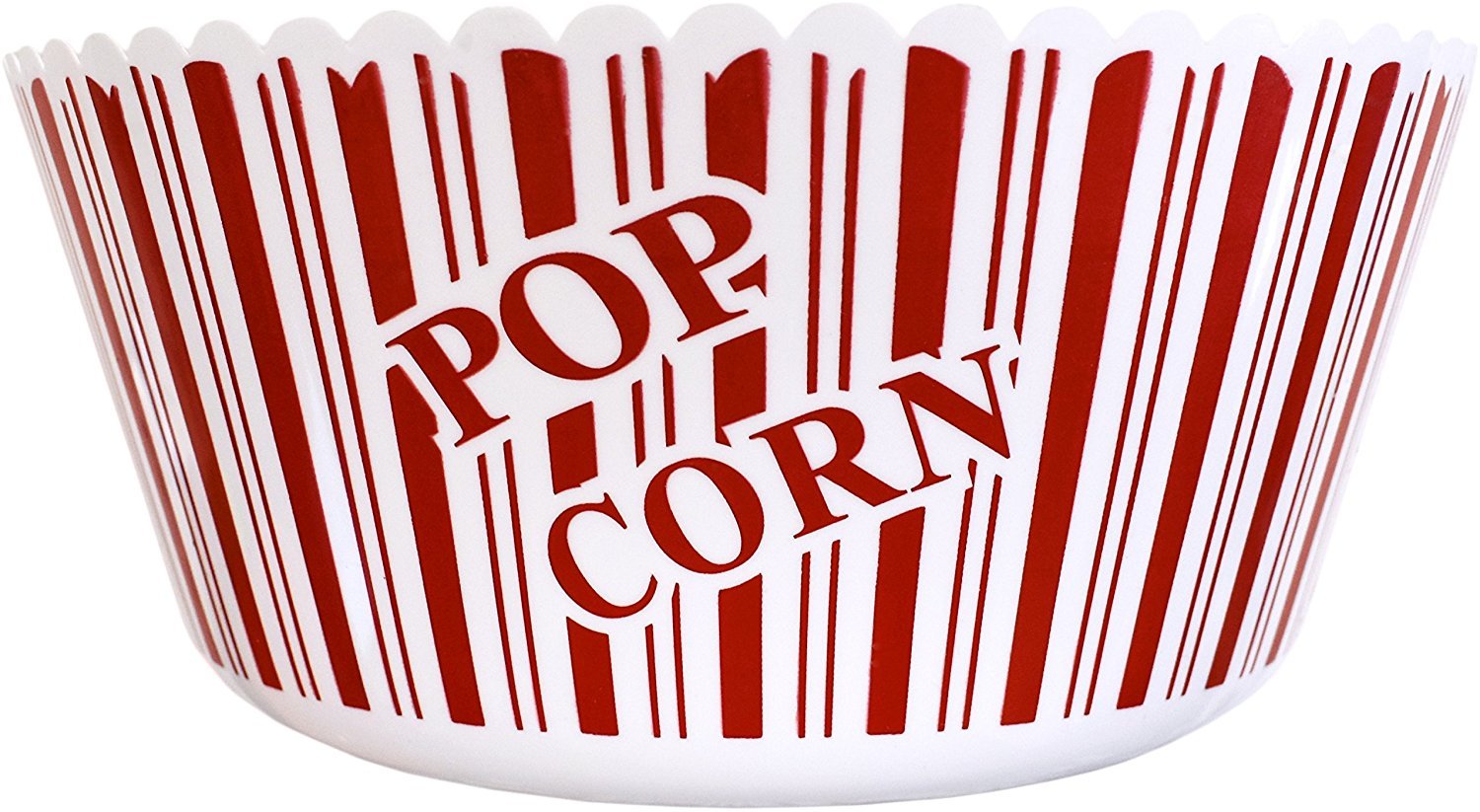 Set of 4 Popcorn Serving Bowls - Large Size 10