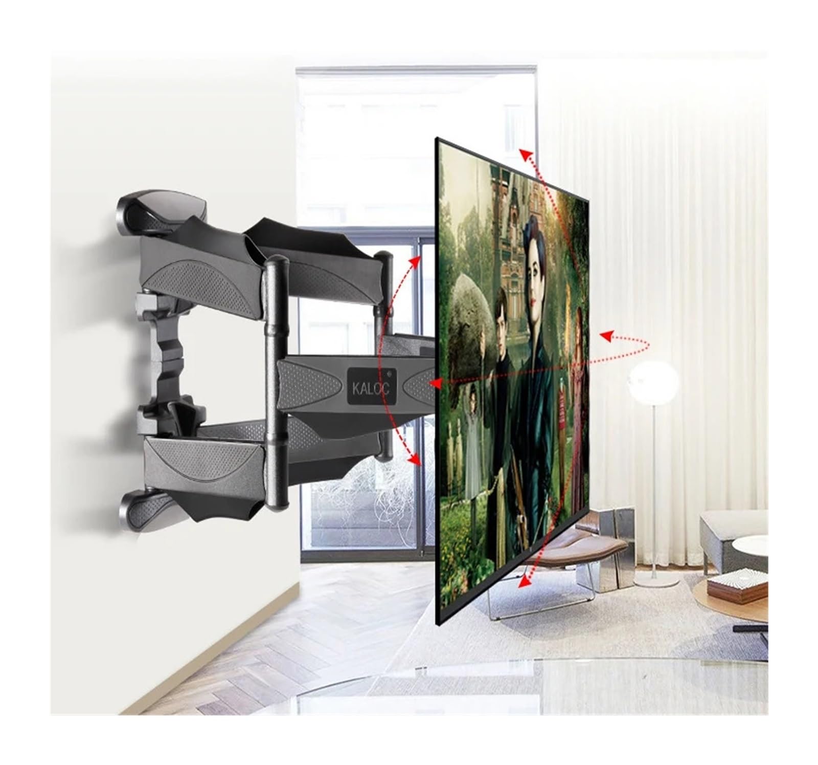 Soporte De Pared Universal Ajustable For TV LCD De Movimiento Completo