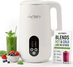Nutrify 34oz Blender for Kitchen, Professional, Stainless Steel Interior
