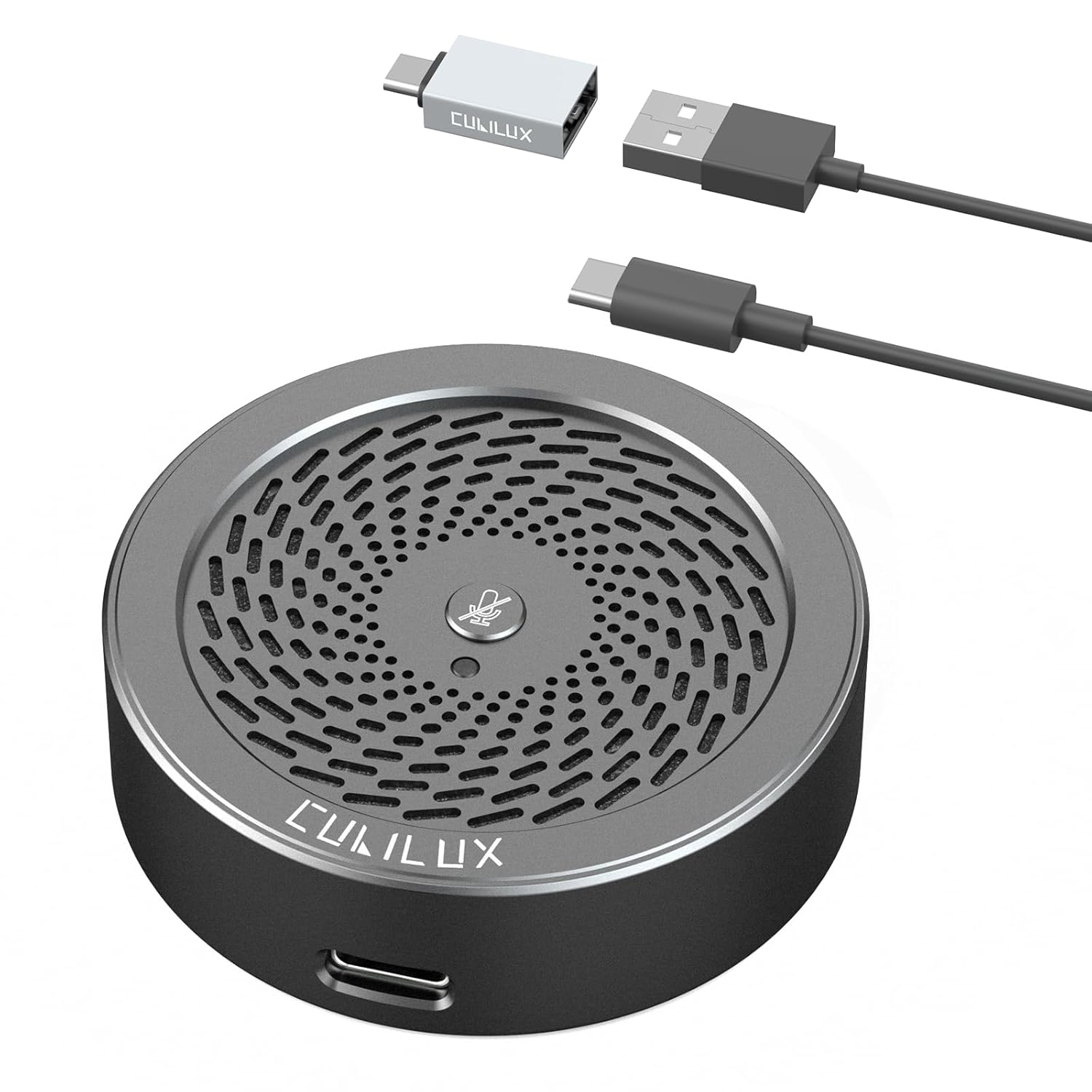 Cubilux USB Conference Microphone, USB Desktop MIC for Video Meeting, Skype, Zoom, Teams, USB Portable Table Top Omnidirectional Microphone for PC Laptop MacBook, 10 Feet Cubilux USB Conference Microphone, USB Desktop MIC for Video Meeting, Skype, Zoom, Teams, USB Portable Table Top Omnidirectional Microphone for PC Laptop MacBook, 10 Feet