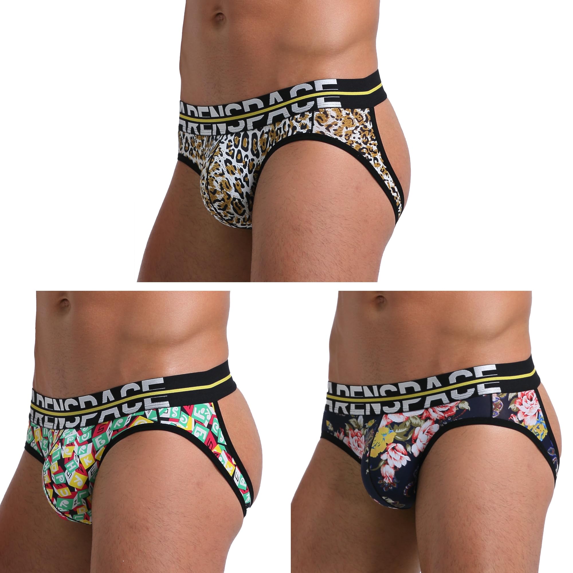 RunHero Jockstraps for Men with Printed Athletic Supporters