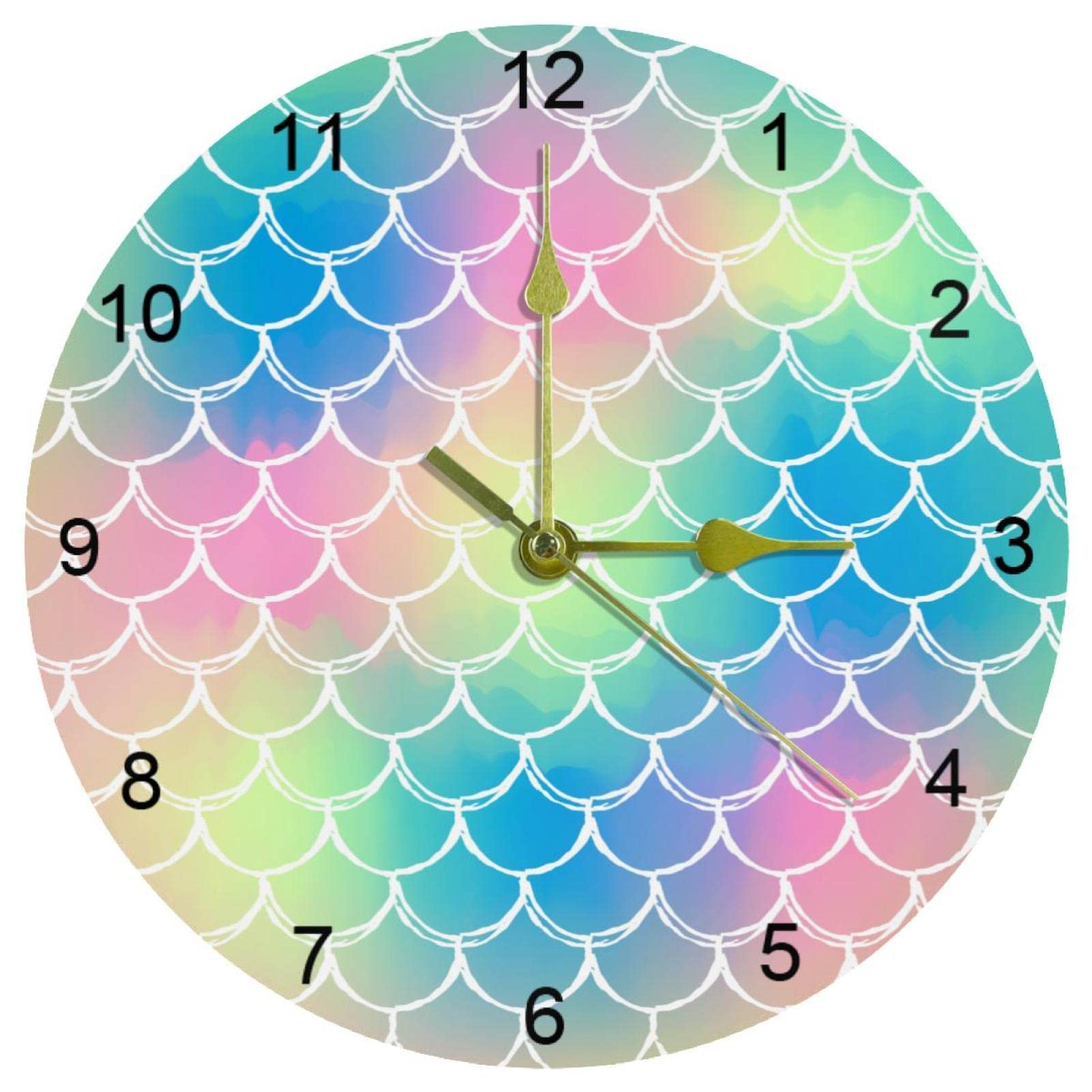 Horloge murale colorée design pour égayer votre cuisine et salon moderne