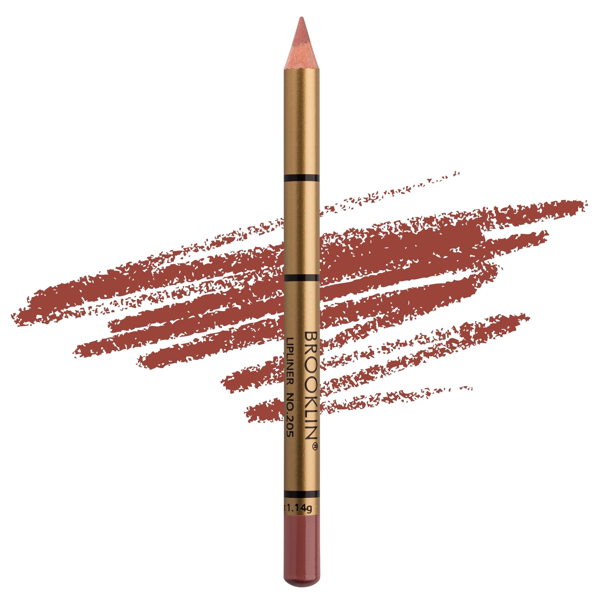 IMPALA | Brooklin Waterproof Lipliner Color Light Brown 205 | Permanent lip profiler | Water resistant lipstick | Long-term lipliner