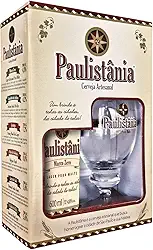 Kit Cerveja Paulistânia Marco Zero 1 Garrafa 500ml + Taça