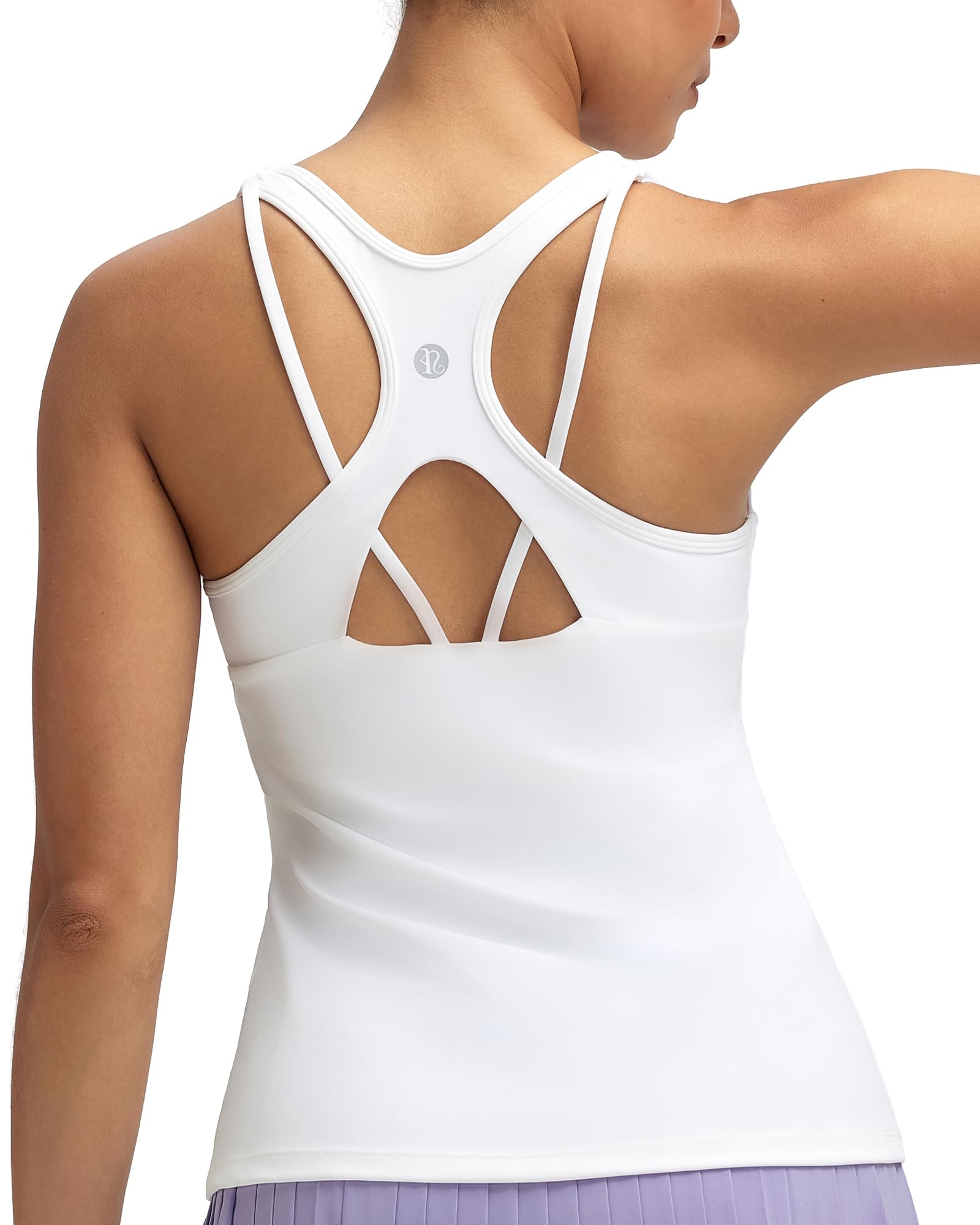 RUNNING GIRL Tank Tops with Built in Bras,Workout Racerback Tank Tops for Women Athletic Yoga Top