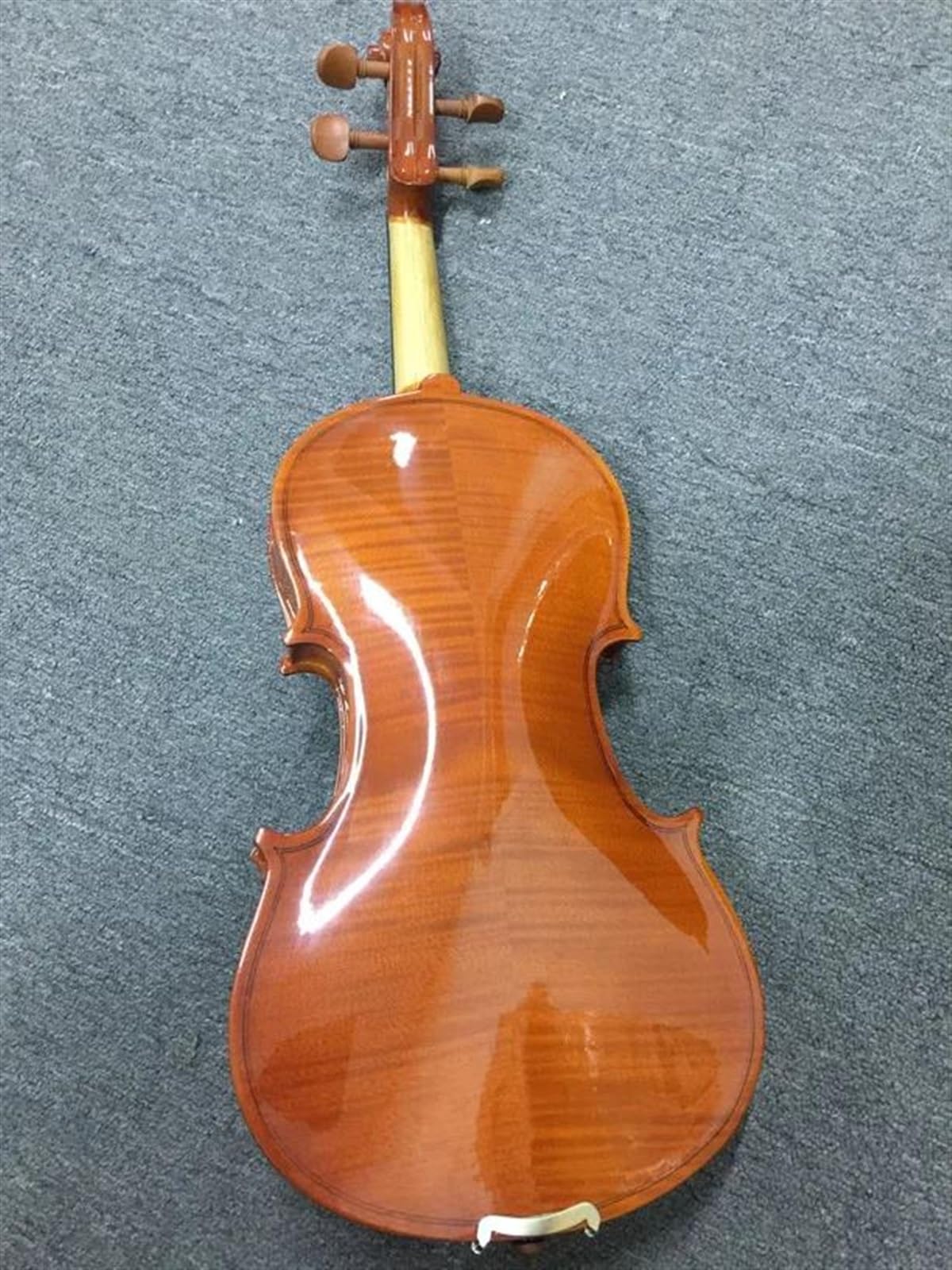 Violine Ahorn Flamme Haut Geigen Musikinstrumente Griffbrett Ebenholz