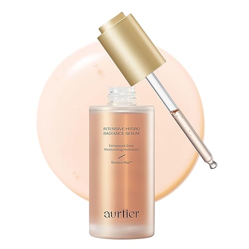Intensive Hydro Radiance Serum, Dewy & Deep Hydration, Glow Glass Skin, Cuidado antienvejecimiento con niacinamida, vitamina C, colágeno, cuidado
