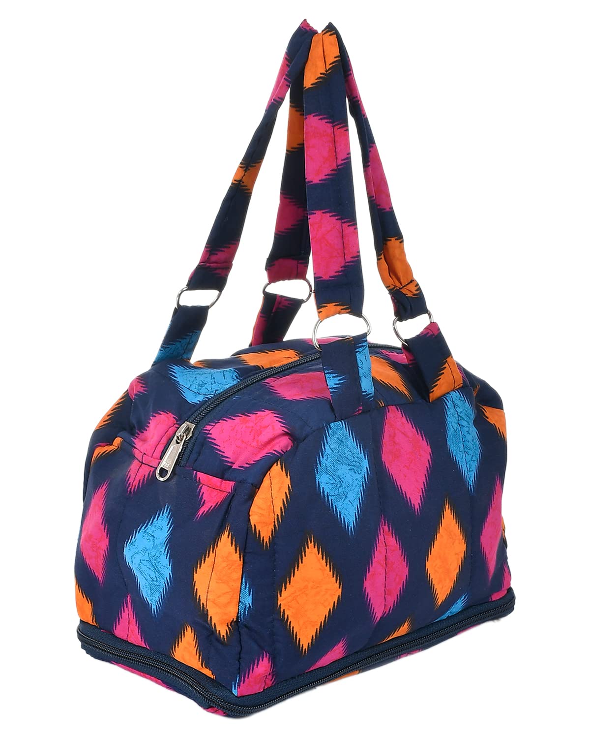 Kuber IndustriesKuber Industries Navajo Pattern Everday Use Women Bag for Travel: Shopping: School: Work (Blue)-50KM01148